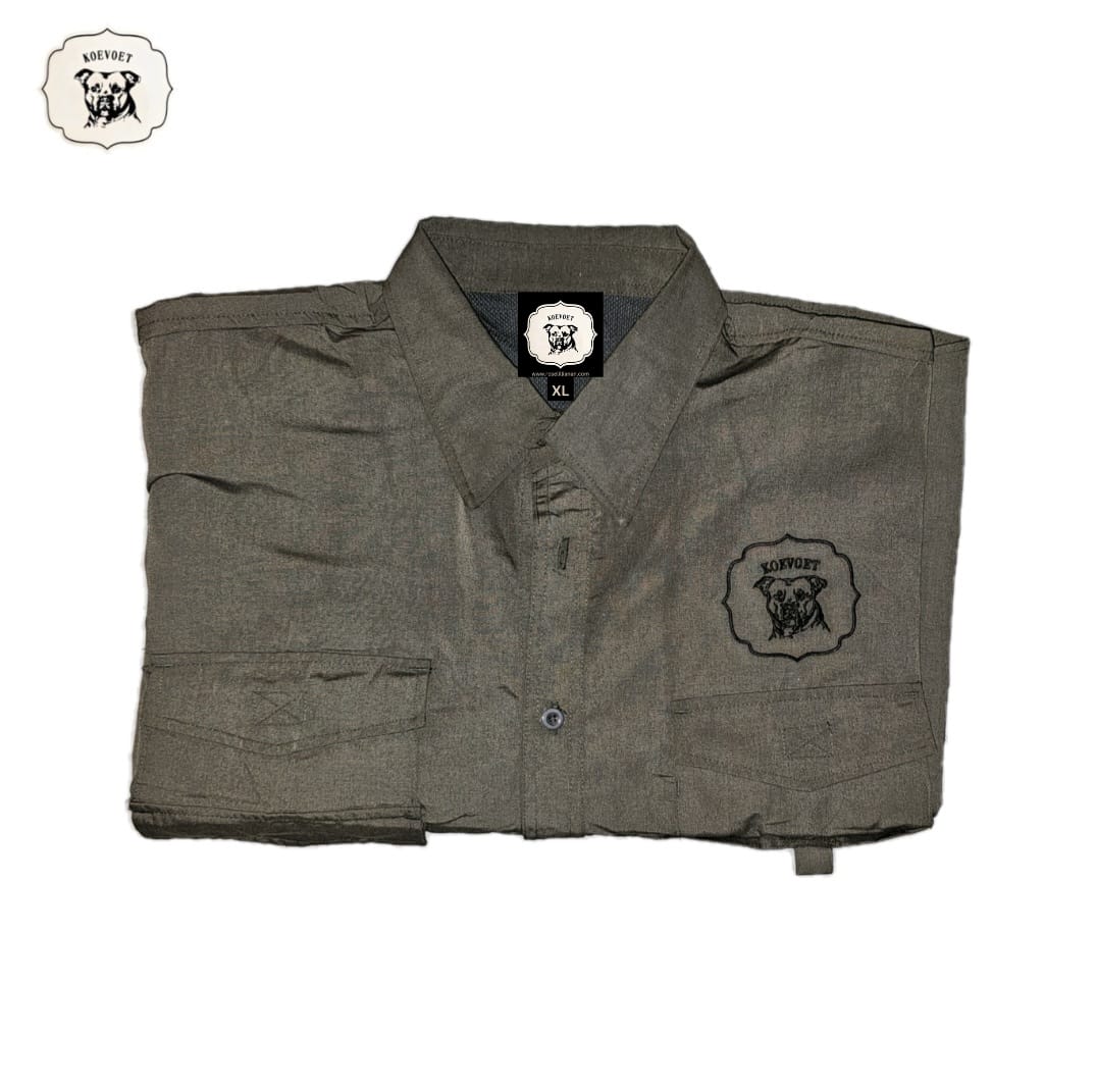 Lekker lap knopies hemp olyf groen